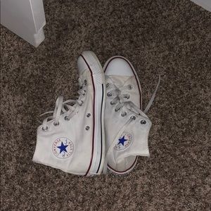 White High Top Converse